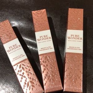 BATH & BODY WORKS PURE WONDER FRAGRANCE GELS (3)